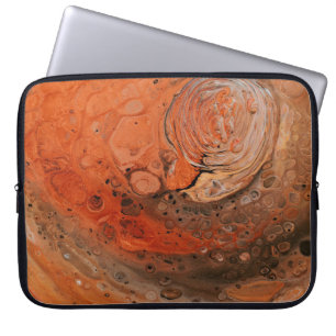 Abstrakt av orange laptop fodral