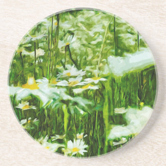 Abstrakt av Oxeye-Daisy Underlägg