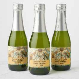 Abstrakt av persiko- och beige-Blommigt