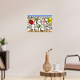 Abstrakt av rikens port poster