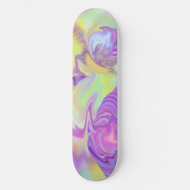 Abstrakt av rityta skateboard bräda 19,5 cm (Framsida)