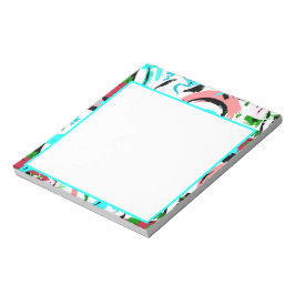 abstrakt av rosa och akvarier anteckningsblock