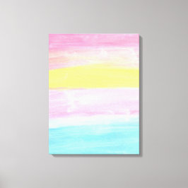 Abstrakt av solvågrät vågrät  canvastryck