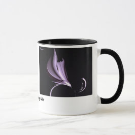 Abstrakt av stålaffären Magnolia Mugg