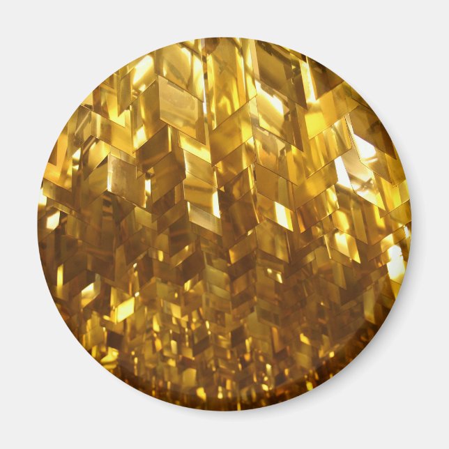 Abstrakt av tak för guld magnet (Framsidan)