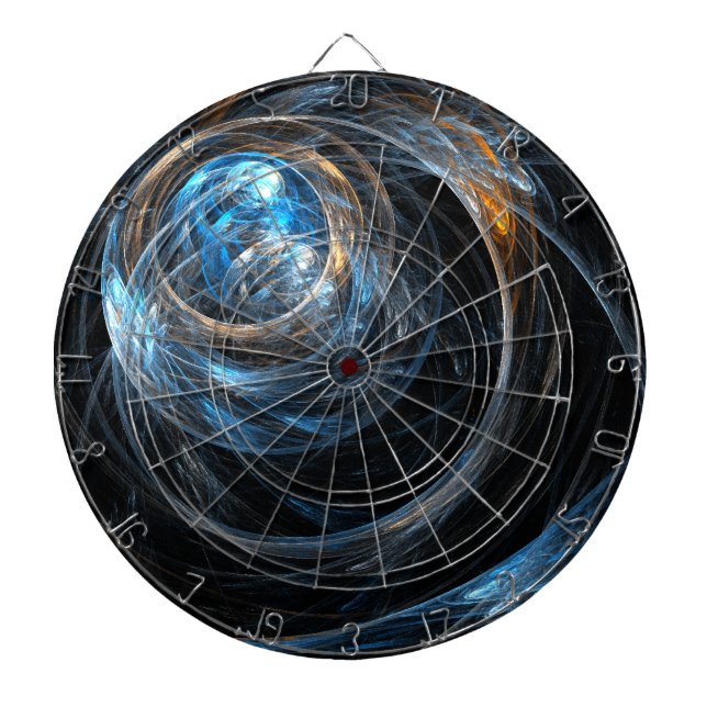 Abstrakt av värld runt piltavla (Framsidan)