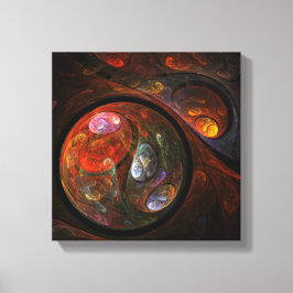 Abstrakt av Vit och svart konst för Vätskekontakt Canvastryck