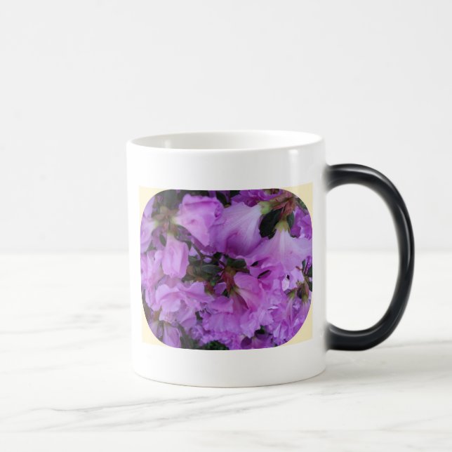Abstrakt Azalea Förvandlingsmugg Magisk Mugg (Höger)