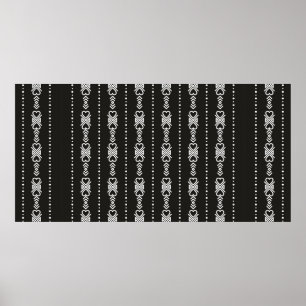 Abstrakt aztec struktur poster