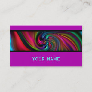 Abstrakt Background Spiral soft II + din text Visitkort