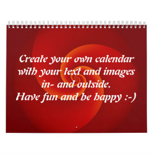 Abstrakt Background Spiral soft III + din text Kalender
