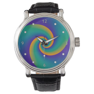 Abstrakt Background Spiral soft V Armbandsur