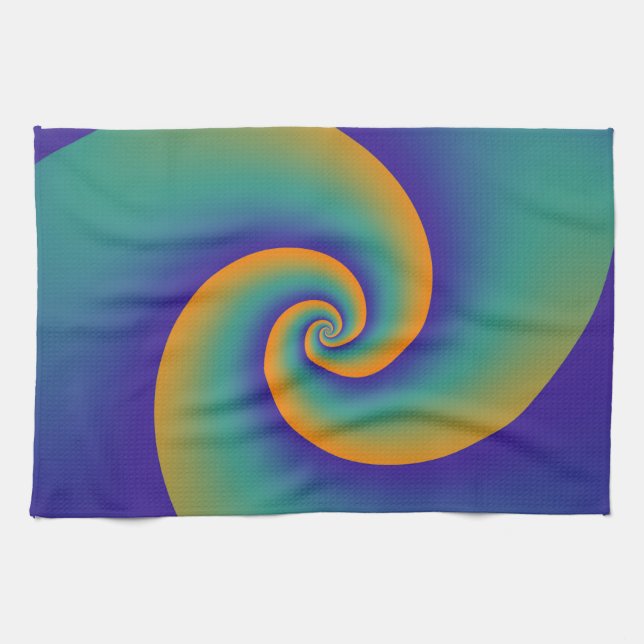 Abstrakt Background Spiral soft V Kökshandduk (Horisontell)