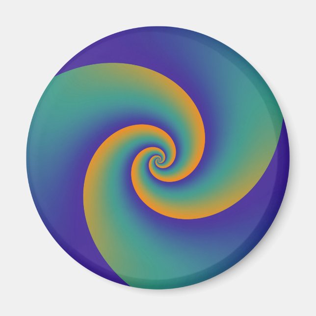 Abstrakt Background Spiral soft V Magnet (Framsidan)