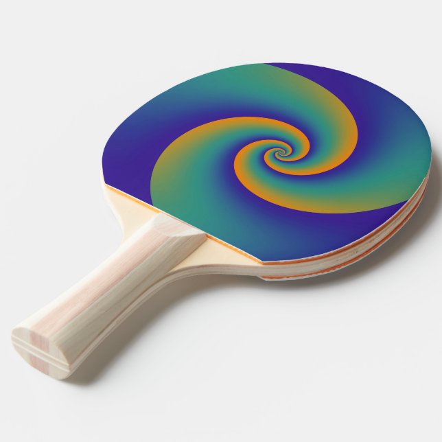 Abstrakt Background Spiral soft V Pingisracket (Frontvinkel)