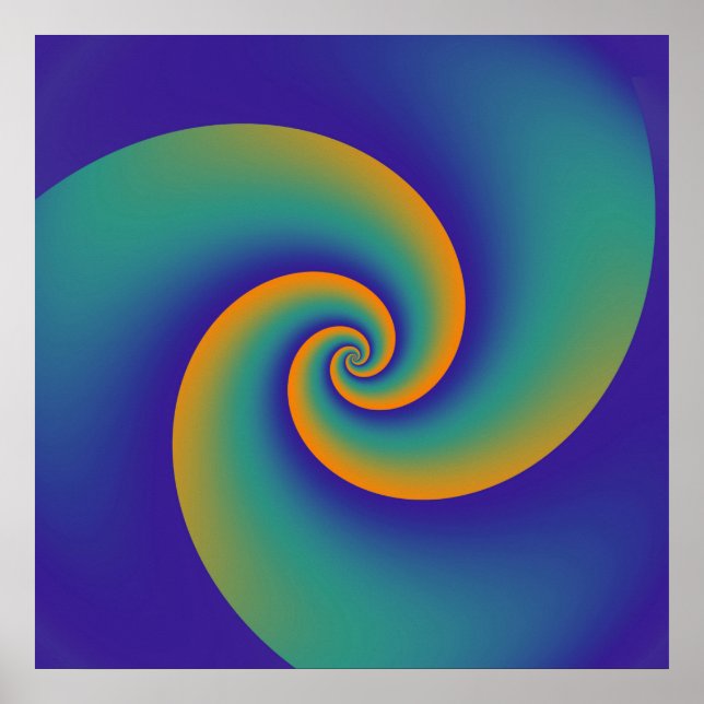 Abstrakt Background Spiral soft V Poster (Framsidan)