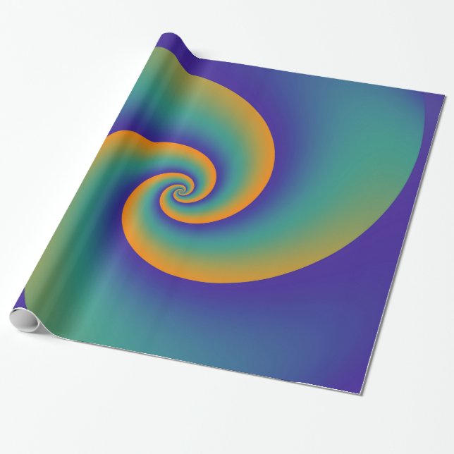 Abstrakt Background Spiral soft V Presentpapper (Utrullad)