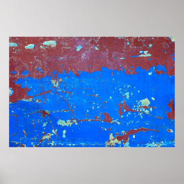 Abstrakt bakgrund, Färgrik av stålets rostiga text Poster (Framsidan)