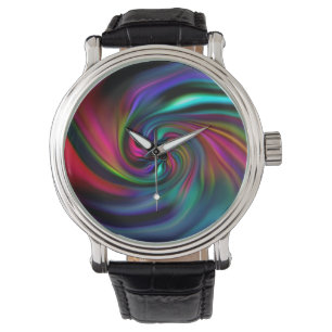Abstrakt Bakgrund Spiral Soft I Armbandsur