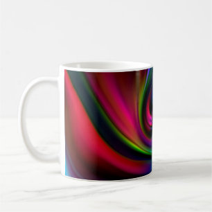 Abstrakt Bakgrund Spiral Soft I Kaffemugg