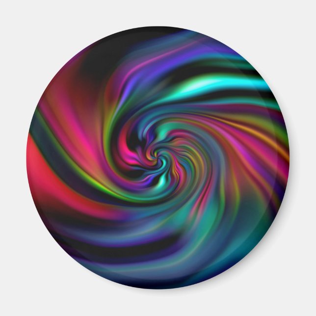Abstrakt Bakgrund Spiral Soft I Magnet (Framsidan)