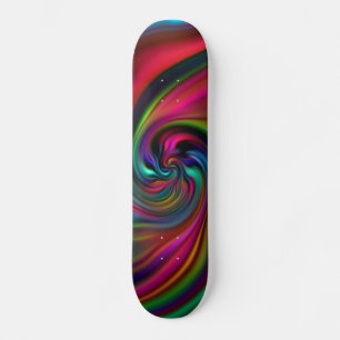Abstrakt Bakgrund Spiral Soft I Mini Skateboard Bräda 18,5 Cm