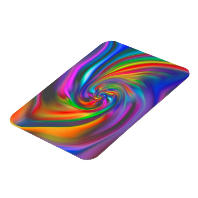 Abstrakt Bakgrund Spiral Soft II Magnet (Vänstra Sidan)