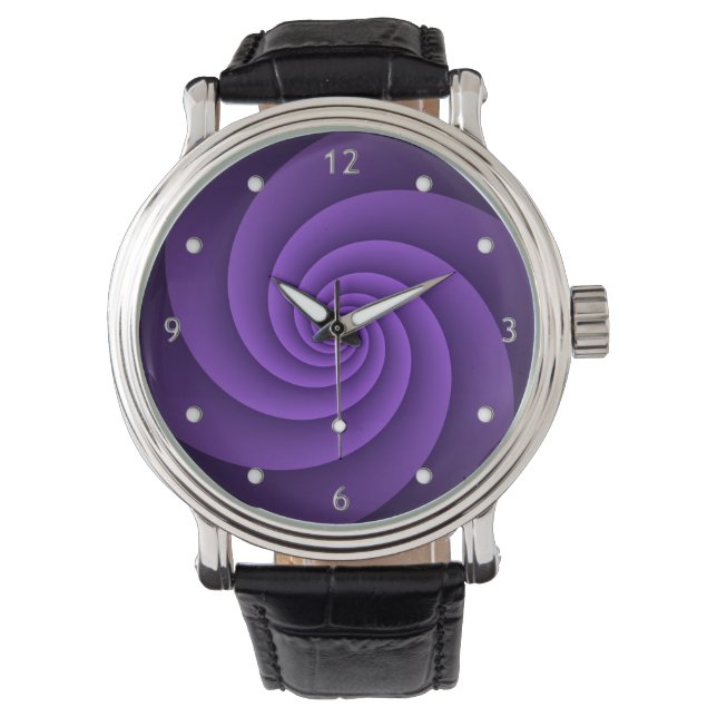 Abstrakt Bakgrund Spiral soft IV Armbandsur (Framsida)