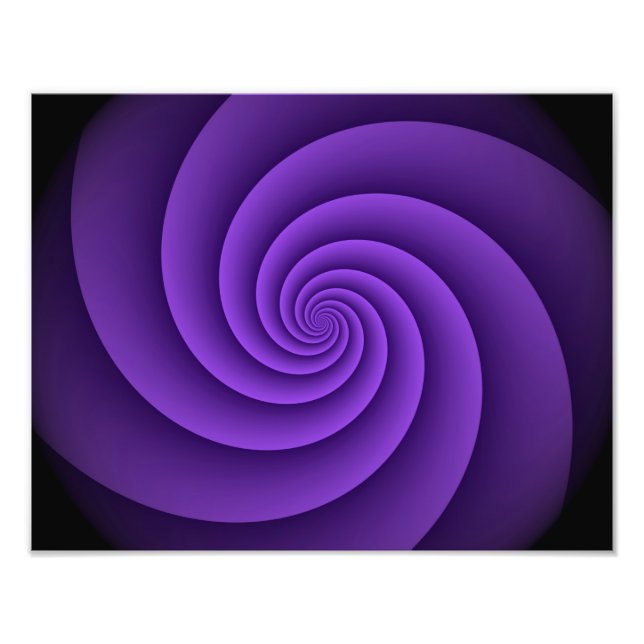 Abstrakt Bakgrund Spiral soft IV Fototryck (Framsidan)
