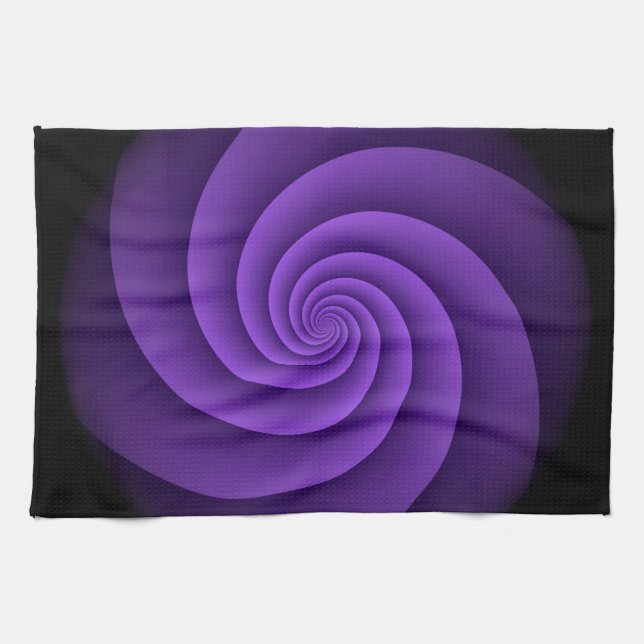 Abstrakt Bakgrund Spiral soft IV Kökshandduk (Horisontell)