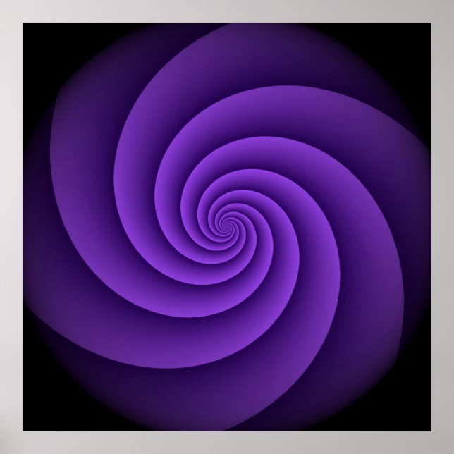 Abstrakt Bakgrund Spiral soft IV Poster (Framsidan)