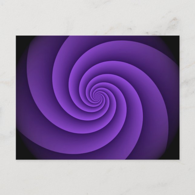 Abstrakt Bakgrund Spiral soft IV Vykort (Framsida)