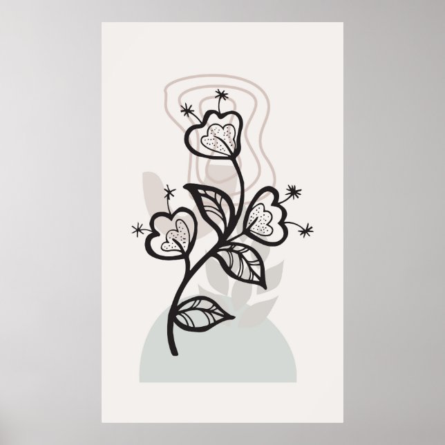 Abstrakt bakgrundsdesign poster (Framsidan)