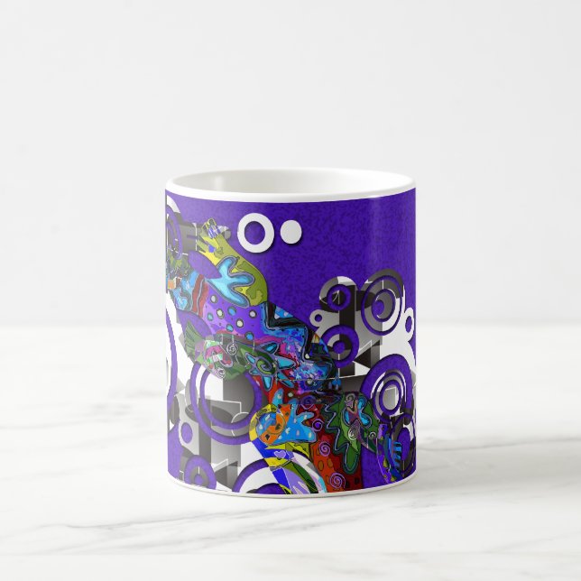 Abstrakt BALI Gecko Kaffemugg (Center)