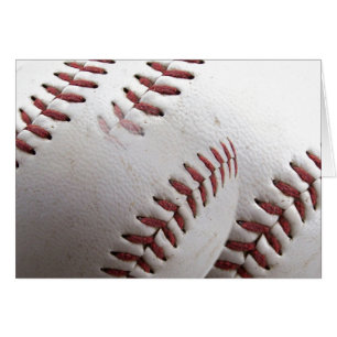 Abstrakt Baseball Stitare Hälsningskort