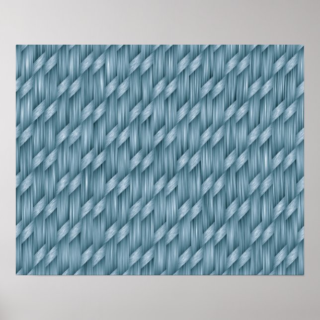 Abstrakt Basket Weave Mönster | Poster (Framsidan)
