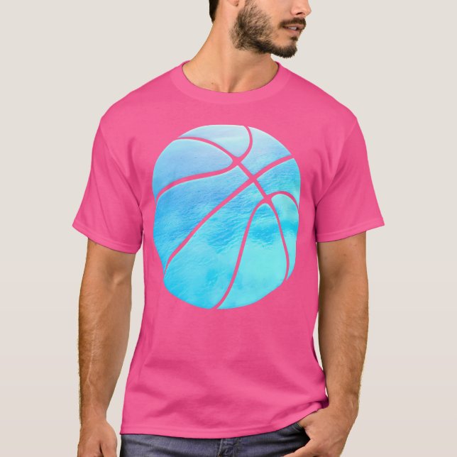 Abstrakt Basketball design - Motiverande sportar - T Shirt (Framsida)