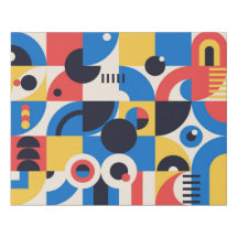 Abstrakt Bauhaus Canvas Art Painting