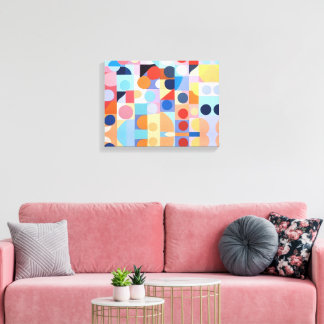 Abstrakt Bauhaus Geometric Art Canvastryck