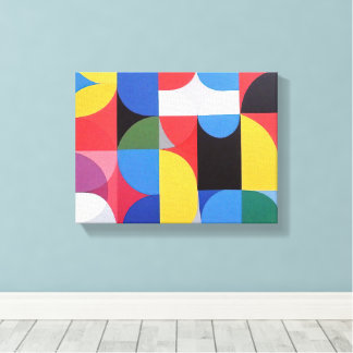 Abstrakt Bauhaus Geometric Art Canvastryck