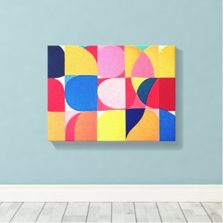 Abstrakt Bauhaus Geometric Art Canvastryck