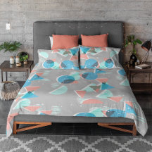 Abstrakt Bauhaus Halv Circles Mod Pop Art Mönster