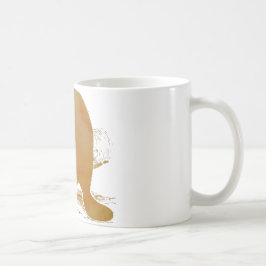 Abstrakt bäverSilhouette Kaffemugg