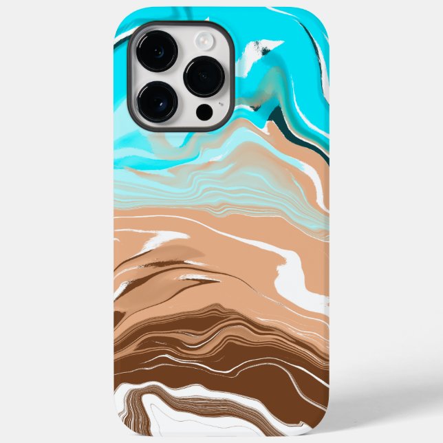 Abstrakt Beach Fluid Art (Baksida)