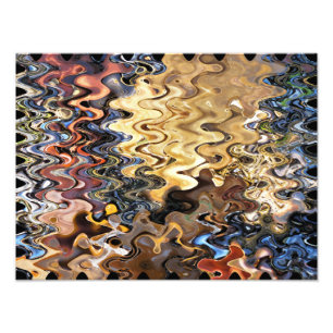 ABSTRAKT BEACH FOTOTRYCK