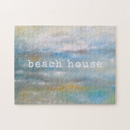 Abstrakt Beach Kusthavsmoln Pussel
