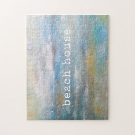 Abstrakt Beach Kusthavsmoln Pussel