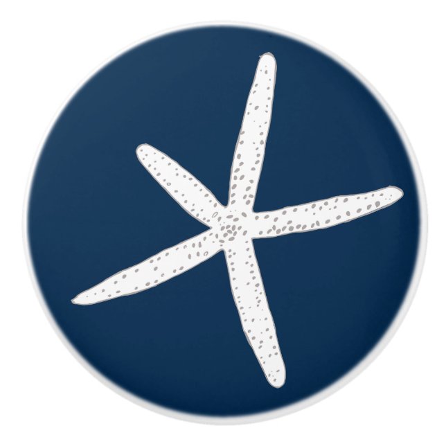 Abstrakt Beach Scallop Seashell Knopp (Framsidan)