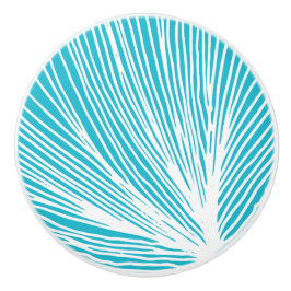 Abstrakt Beach Scallop Seashell Knopp