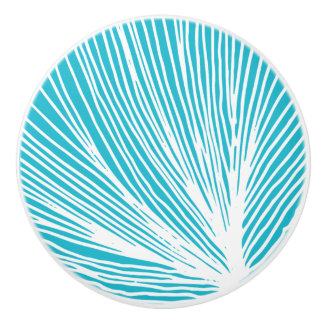 Abstrakt Beach Scallop Seashell Knopp